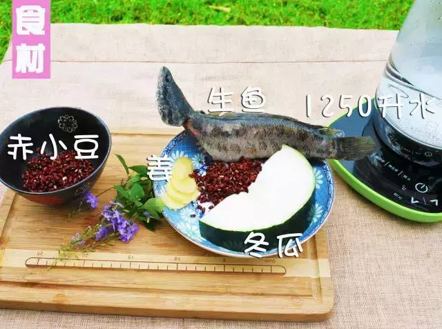 【祛湿保健】赤小豆冬瓜生鱼汤(图1)